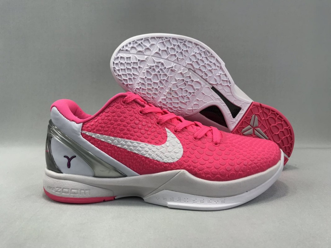 Nike Kobe 6 Men Shoes Pink White